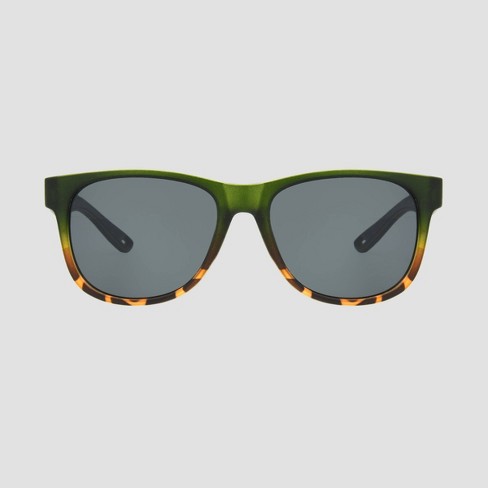 Calcutta Men's Shock Sunglasses Green/Tortoise, OS