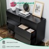 NicBex Modern Bedroom Dresser,Chest of Drawers with Vintage-Style and Bevel Design,Dressers for Living Room,Hallway,Office,Study - 3 of 4