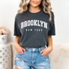 Simply Sage Market Women's Brooklyn New York Short Sleeve Garment Dyed Tee - 2 of 2