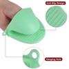 Unique Bargains Heat Resistant Kitchen Utensil Sets Silicone Oven Mitts 4 Pcs - 4 of 4