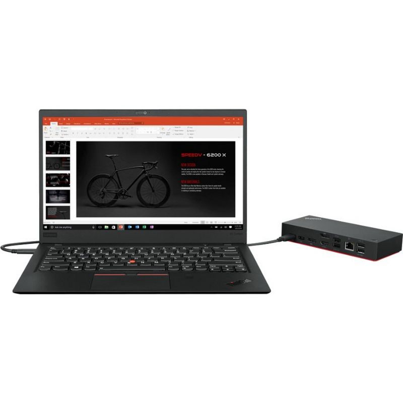 Lenovo ThinkPad Universal USB-C Dock - 3840 x 2160 Resolution - 3 Displays Supported - 1 x HDMI Ports & 2 x DisplayPorts, 4 of 7