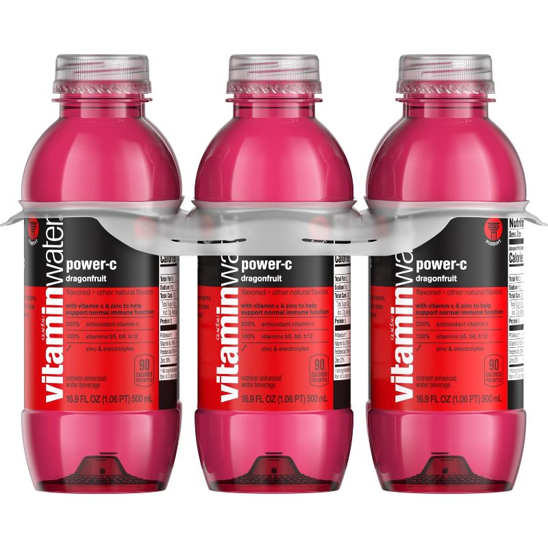 vitaminwater power-c dragonfruit - 6pk/16.9 fl oz Bottles, 6 of 11