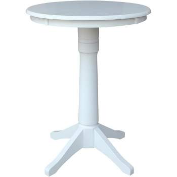 International Concepts 30 inches Round Top Pedestal Table - 34.9 inchesH