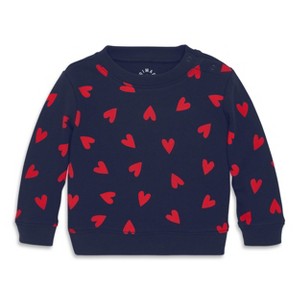 Primary Baby Sweatshirt In Confetti Hearts - 1 of 1