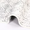 Vintage Washable Rug – Non-Slip, Non-Shedding, Low Pile Floral Carpet for Living Room & Bedroom - 3 of 4