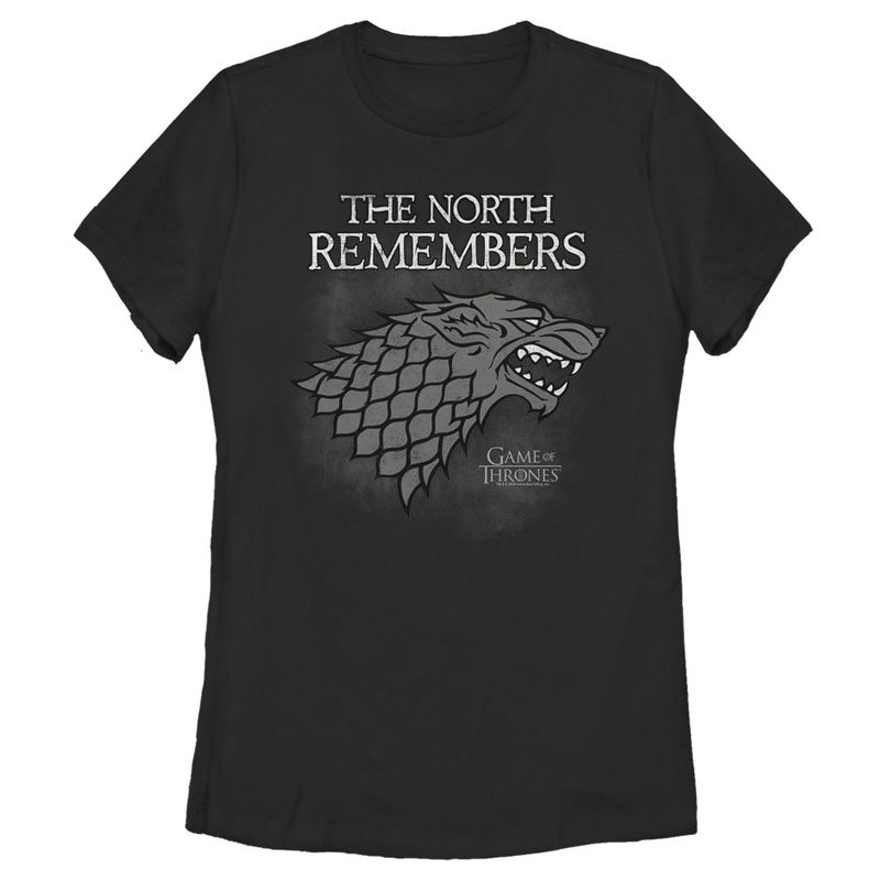 Women's Game of Thrones North Remembers Direwolf T-Shirt, 1 of 4