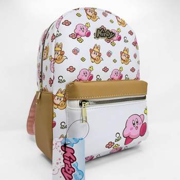 Kirby Waddle Dee Floral All Over Print 11" Mini Backpack