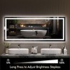 GustoWave 60"x 24" Bathroom Mirror with Lights, Anti-Fog, Smart Bathroom Vanity Mirror for Wall, Memory Function, Shatter-Proof - 4 of 4