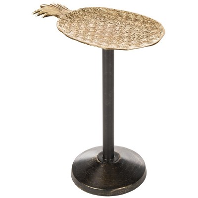 Luana Gold and Antique Gold Pineapple Top Accent Table