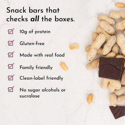 Just Ingredients Peanut Butter Chocolate Chip Protein Snack Bars - 10g Protein - 12ct/21.6oz