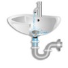 SinkShroom (Chrome Edition) The Hair Catcher That Prevents Clogged Bathroom Sink Drains from TubShroom - 2 of 4