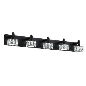 DAKAFUL Crystal Bathroom Vanity Light , Bathroom Light Fixture Over Mirror,Modern Vanity Wall Light for Bedroom - 1 of 4