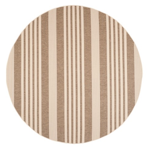 2'7 X 5' Santorini Outdoor Rug Black/bone - Safavieh : Target