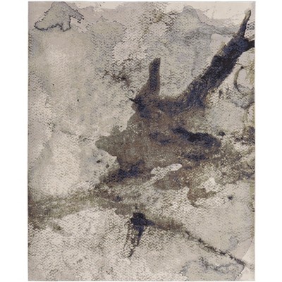 Clio Modern Abstract Taupe/Brown/Black Area Rug