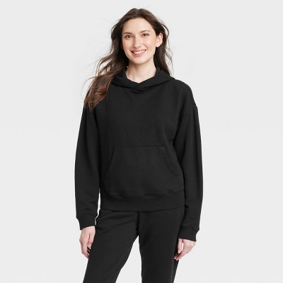 Kin Oversized Longline Sweatshirt, Black, XS