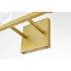 Elegant Lighting Foster 2 light Chrome and Clear Bath Sconce - 3 of 4