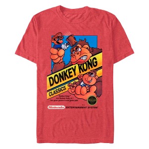 Men's Nintendo Donkey Kong Classic Poster T-Shirt - 1 of 4