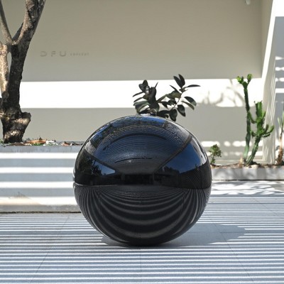 Yescom 39" Inflatable Mirror Ball Giant Reusable Large Disco Balloon Decoration for Party Wedding Event Stage Decor Black