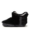 Dearfoams Kid's Girls Charlotte Fuzzy Bootie Slipper - 4 of 4