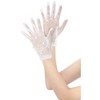 INSPIRE CHIC Women's Pearl Lace Full Finger for Bridge Wedding Party Dating Prom Dress Gloves 1 Pair - 4 of 4