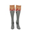 Shark Bite Funny Novelty Compression Socks For Women And Men - Crazy Dog Compression Socks - 2 of 4