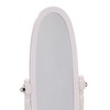 Kumasinova 59" Oval Full Length Mirror,Adjustable Standing Cheval Mirror with Wooden Frame,Mirror Full Length for Bedroom&Living Room - 2 of 4