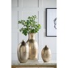 NicBex Aluminum/Ceramic Chisel Flower Vase, Muilt Sizes Short Round Metallic Decorative Vase for Tabletop, Living Room - 2 of 4