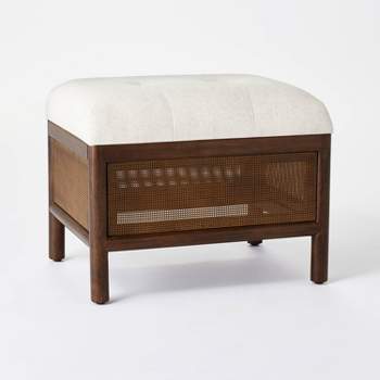 Custom Upholstered Tufted Square Ottoman - Skyline Furniture : Target