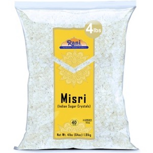 Misri (India Sugar Crystals) - 64oz (4lbs) 1.81kg - Rani Brand Authentic Indian Products - 1 of 4