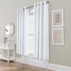Collections Etc Harmony Elegant Grommet Top Curtain Panel - 2 of 3