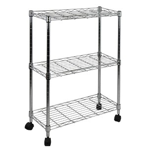 Oceanstar 3-Tier Shelving All-Purpose Utility Cart - 1 of 4
