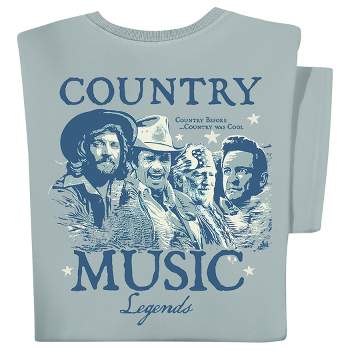 Collections Etc Country Music Legends Short Sleeve Graphic Tee