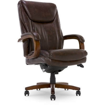 Big & Tall Executive Chair Coffee - La-Z-Boy: ComfortCore Plus, Memory Foam, Ergonomic, 350lb Capacity