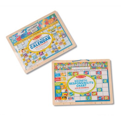 melissa and doug calendar magnets