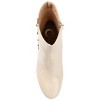 Journee Collection Womens Gaibriel Round Toe Block Heel High Ankle Booties Beige 10 - 4 of 4