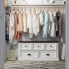 SinCiDo Farmhouse Dresser with 5 Drawer, 45" Wide Horizontal Dresser  Chests for Bedroom, Wood Rustic Dresser for Closets - 3 of 4