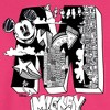 Men's - Disney - Mickey Mouse M Sketch Drawing Graphic Fleece Sweatshirt - 2 of 4