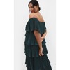 Women's Plus Size Night Garden Dress - emerald | CITY CHIC - 2 of 4