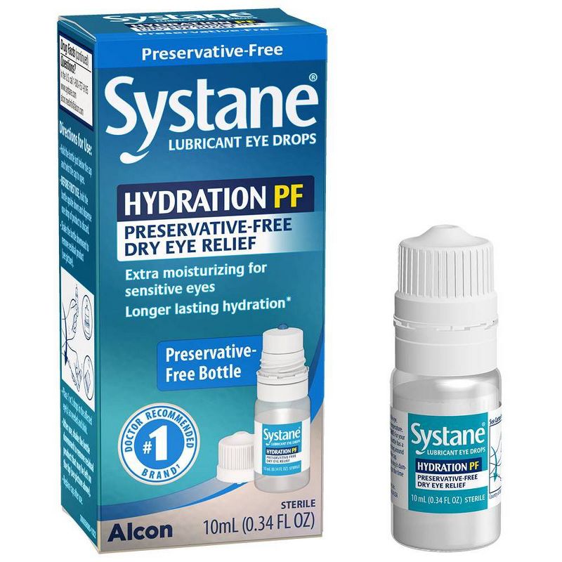 Systane Hydration Multi-Dose Preservative Free Drops - 0.34 fl oz, 1 of 6