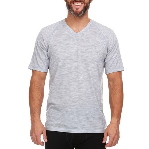 Minus33 Merino Wool Micro Weight - Men's Wool V-Neck T-Shirt Woolverino - 1 of 4