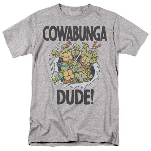 Teenage Mutant Ninja Turtles Cowabunga Dude Pf Adult T Shirt,  Athletic Heather - image 1 of 4