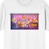 Chuck E Cheese Chirstmas Holiday Character Music Playing Party Men's White Crew Neck Short Sleeve T-shirt - 2 of 4