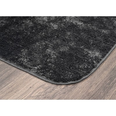 Garland Gramercy Cinder Gray 3-Piece Washable Bathroom Rug Set