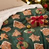 Flannel Christmas Throw Blanket for Couch, Christmas Decorations Gifts for Women, Warm Throw Blanket. - 4 of 4