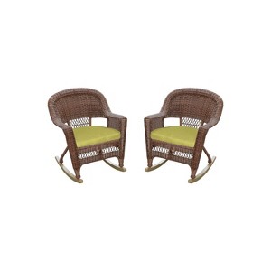 HomeStock Rocker Classic Comfort Chair With Cushion - Set Of 2 - 1 of 4