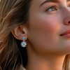 Ross-Simons Mother-Of-Pearl and 4.23 ct. t.w. Multi-Gemstone Disc Drop Earrings in Sterling Silver - 2 of 3