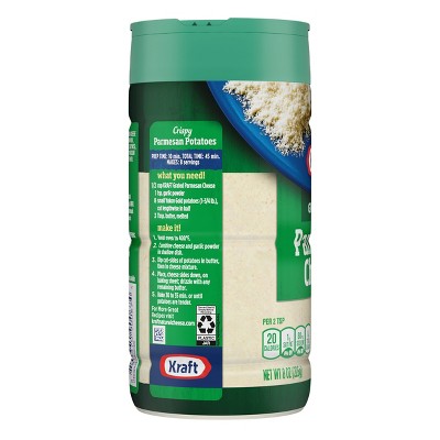 Kraft 100% Grated Parmesan Cheese - 8oz
