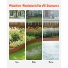 VEVOR Steel Landscape Edging, 6 Packs 40 x 8 in Weather-Resistant & Pre-Rust Metal Landscape Edging, Bendable Garden Edging Border, Brown - 4 of 4