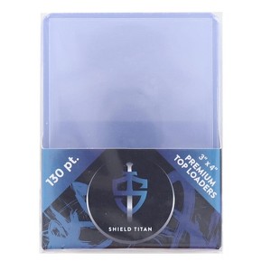 Shield Titan Trading Card 3x4 Inch Top Loader | 130 point | 10 ct - 1 of 3