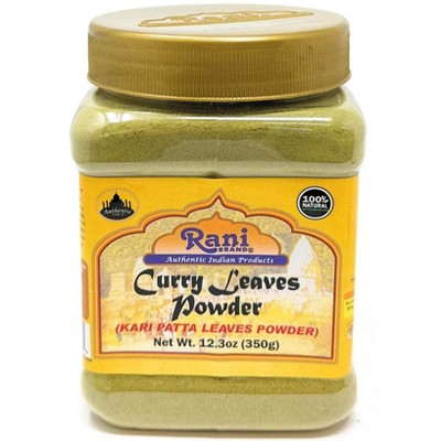 Curry Leaves (kari Neem Patha) Powder - 12.3oz (350g) - Rani Brand ...